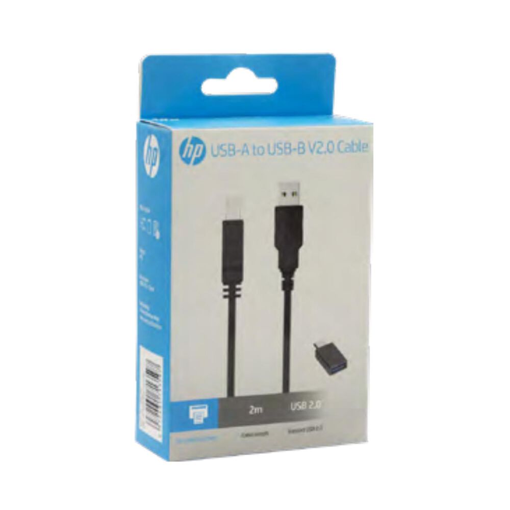 Cable De Impresora Usb Con Adaptador Otg Usb C 2mt Negro image number 2.0