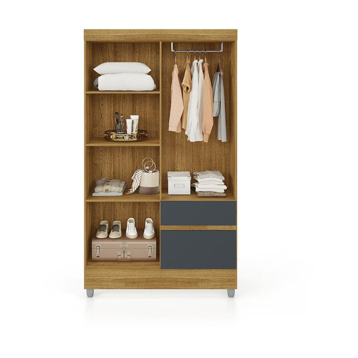 Cl&oacute;set Vekka Home Ideal / 4 Puertas / 2 Cajones image number 2.0