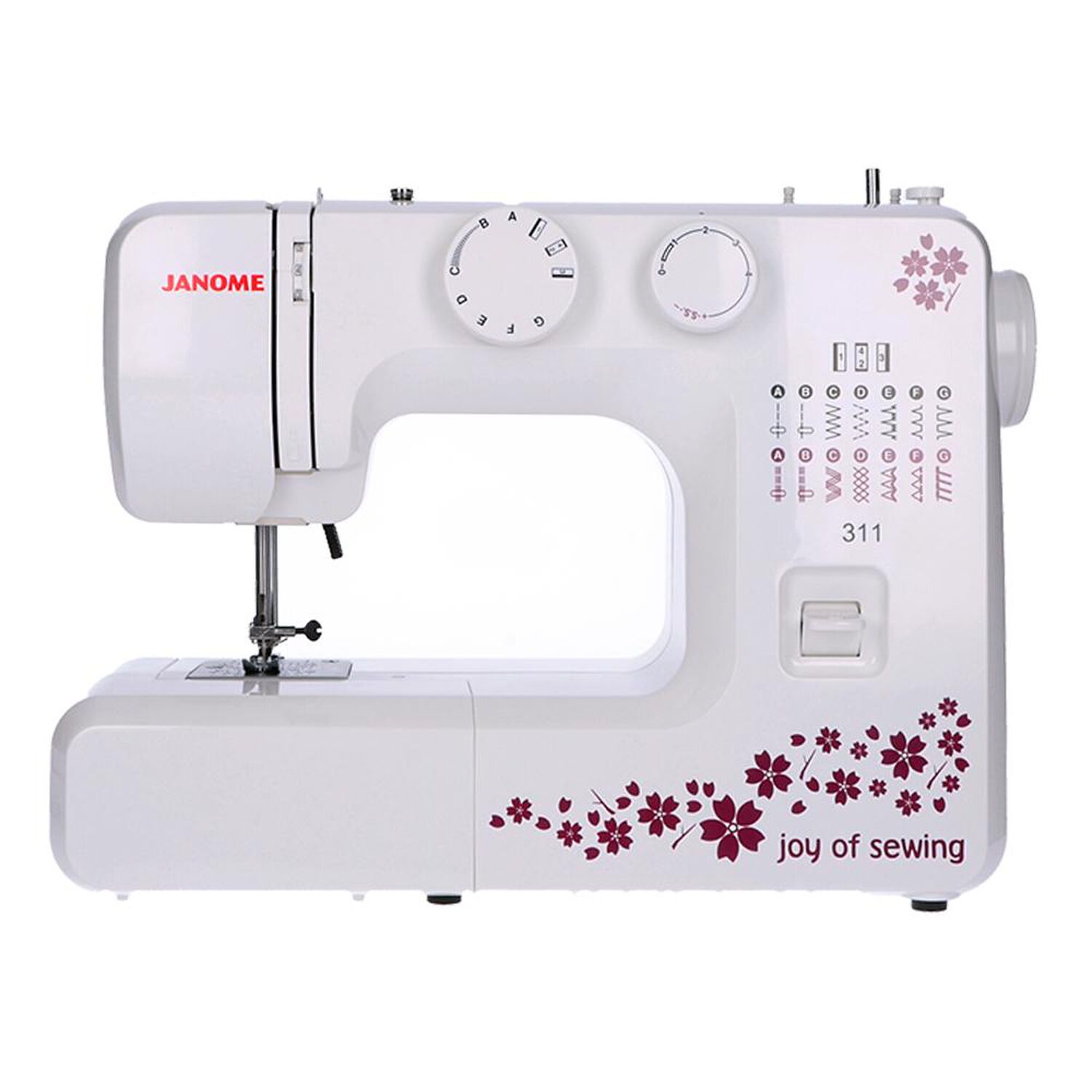 Combo Janome M&aacute;quina de Coser 311 + M&aacute;quina Overlock 8002D image number 1.0