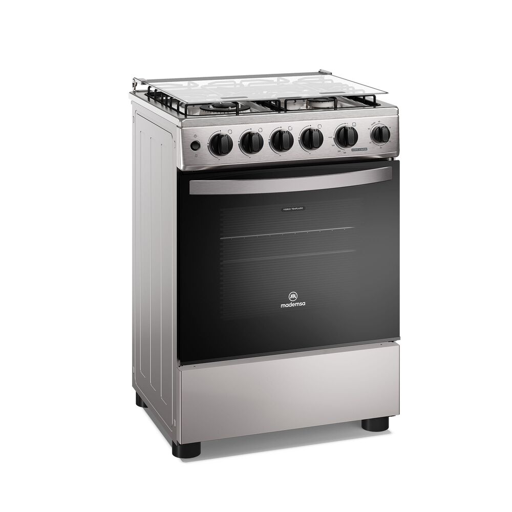 Cocina A Gas 4 Platos Horno Vapor Y Triple Llama Fm4ssc Inox image number 5.0