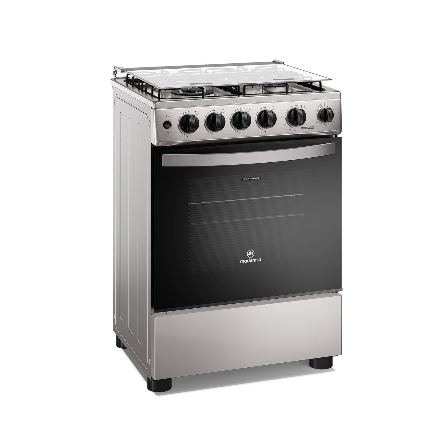 Cocina A Gas 4 Platos Horno Vapor Y Triple Llama Fm4ssc Inox image number 5.0