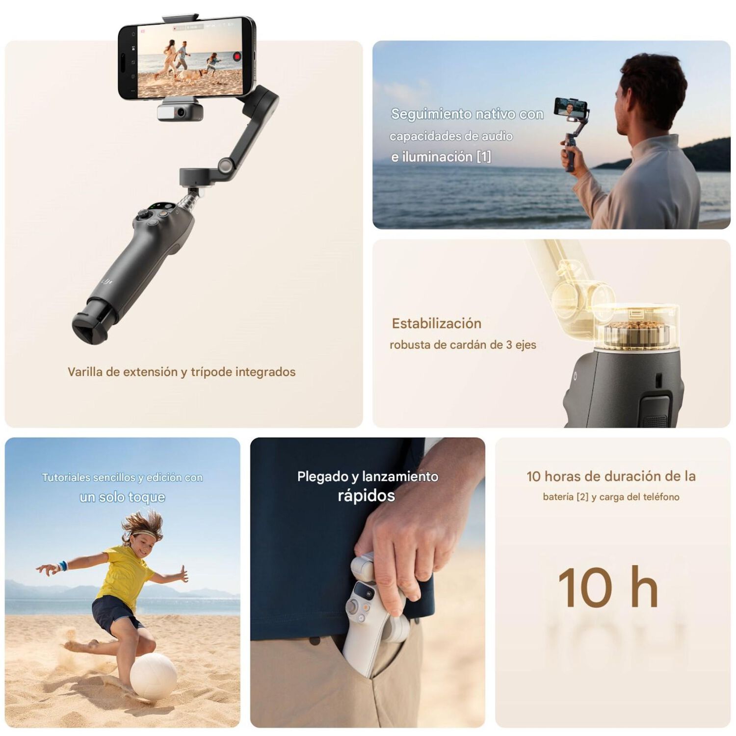 Dji Osmo Mobile 7p | Estabilizador Brazo Extensible M&oacute;dulo image number 1.0
