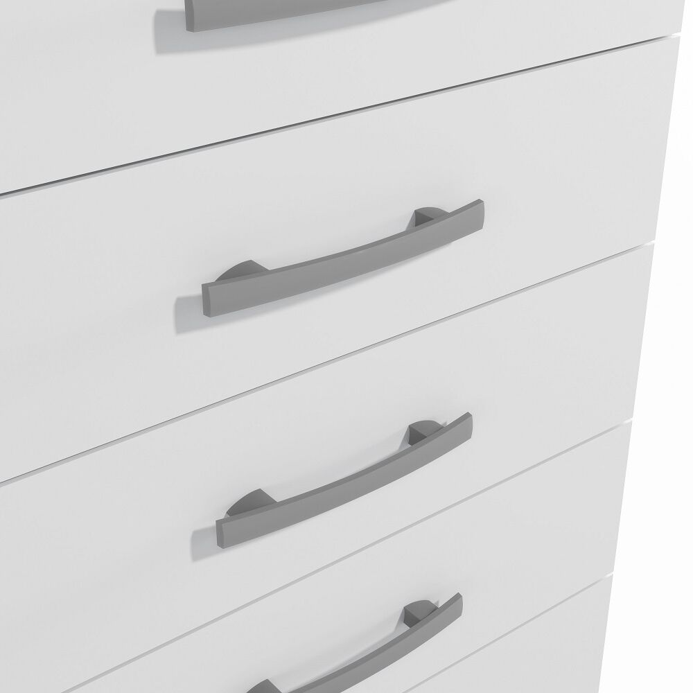 Cómoda Yardas Carla Blanco / Angelín 5 Cajones image number 3.0