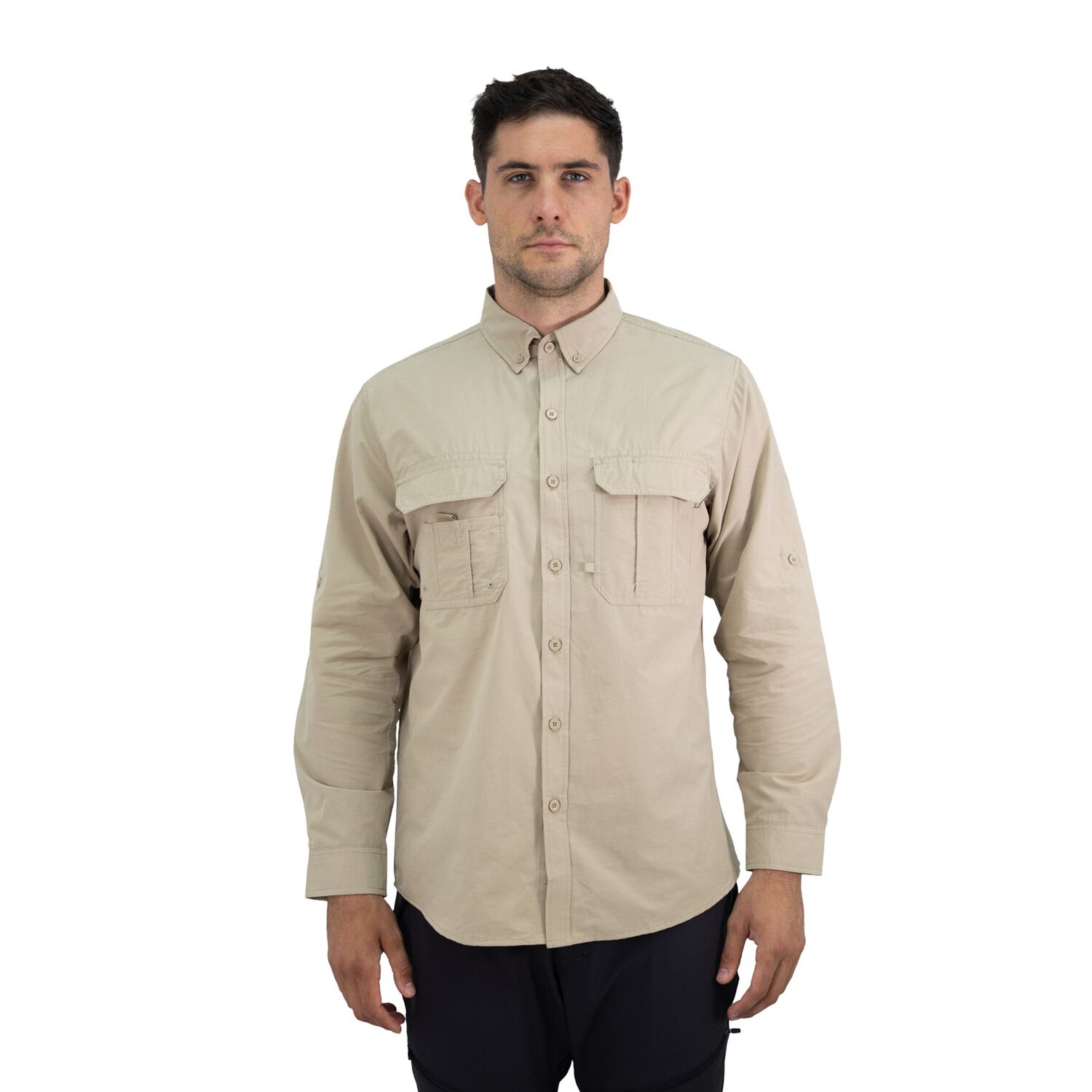 Camisa Hw Duck Dry Beige image number 6.0