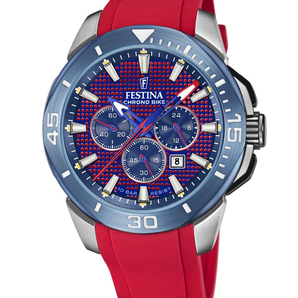 Reloj F20642/2 Festina Rojo Hombre Chrono Bike image number 0.0