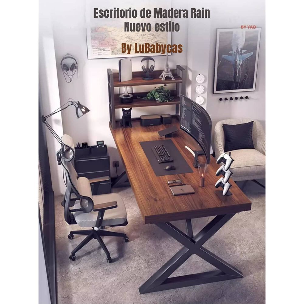 Escritorio Mesa Comedor Gamer 120*60*75cm Lubabycas image number 3.0