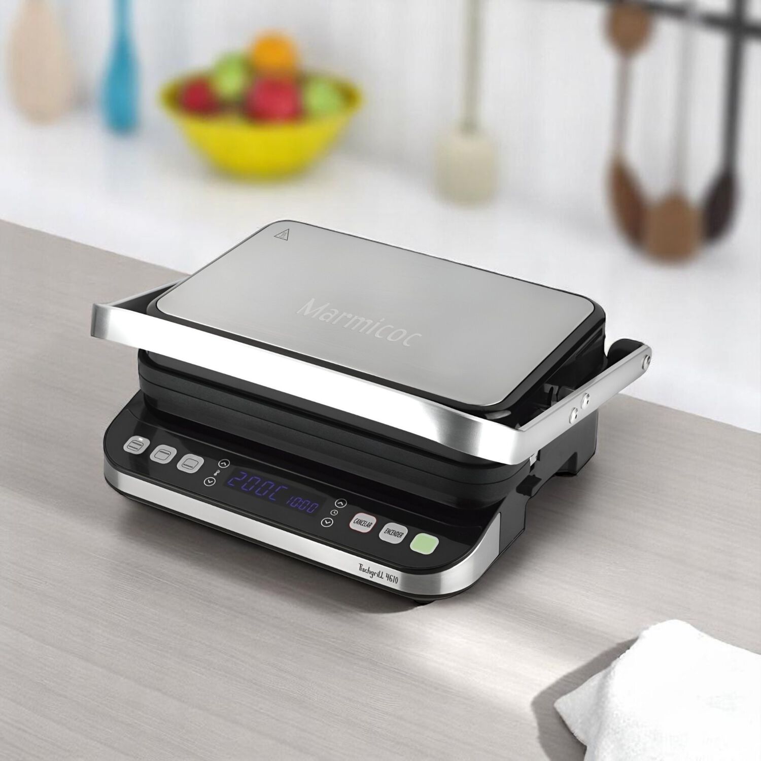Panini Grill Profesional Marmicoc 4610 Inox Display Digital image number 7.0