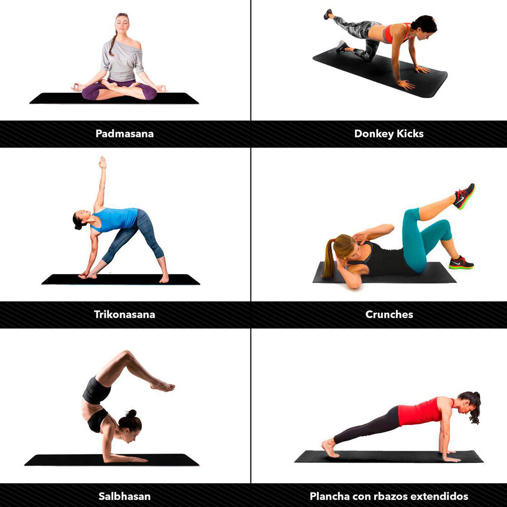 Mat Multifuncional 15mm Yoga image number 4.0