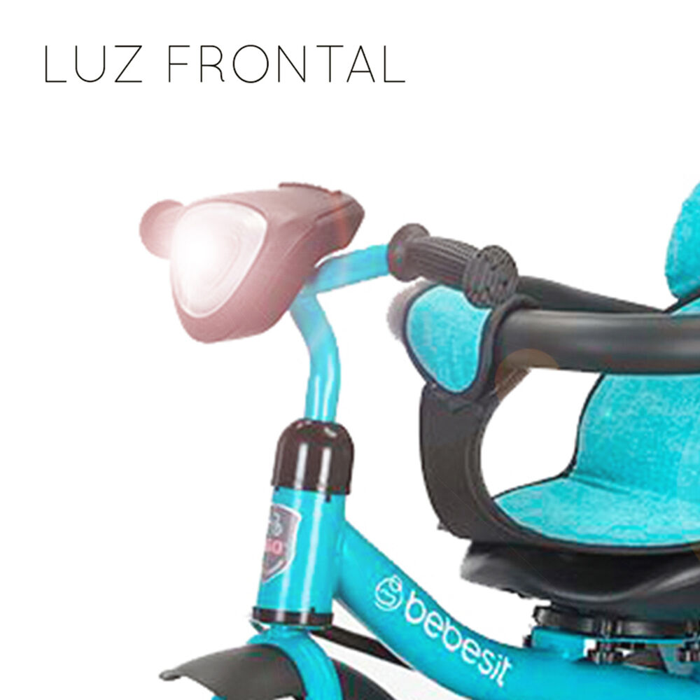 Triciclo Paseo Infantil 360 1326 Lx Verde Bebesit image number 4.0