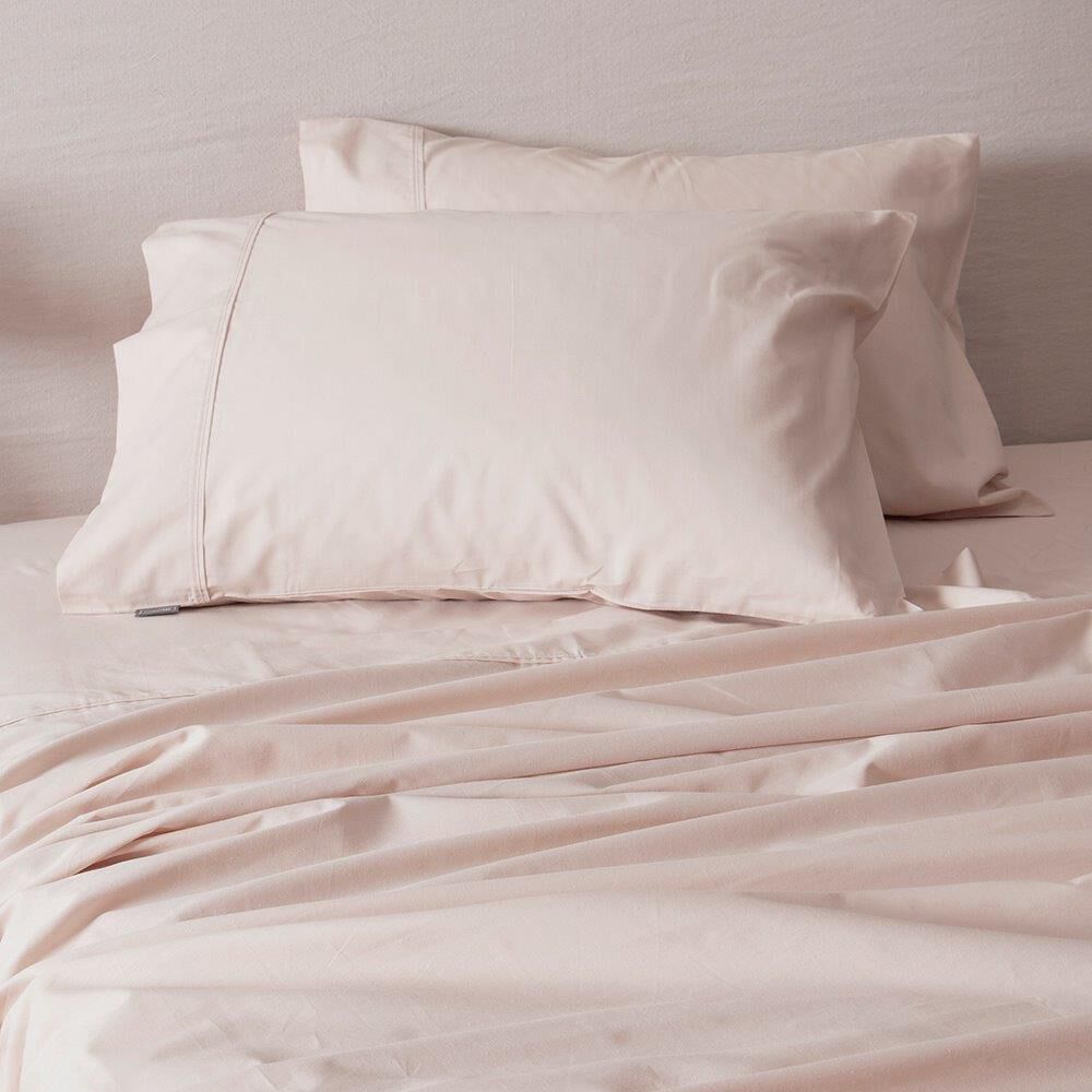 Sabana 180 Hilos Lisas 2 Plaza Rosado image number 0.0