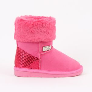 Bota Ni&ntilde;a Chiporro Lentejuelas Rosado Barbie
