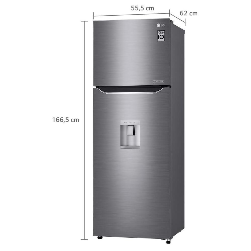 Refrigerador Top Freezer LG GT29WPPDC / No Frost / 254 Litros / A+ image number 5.0