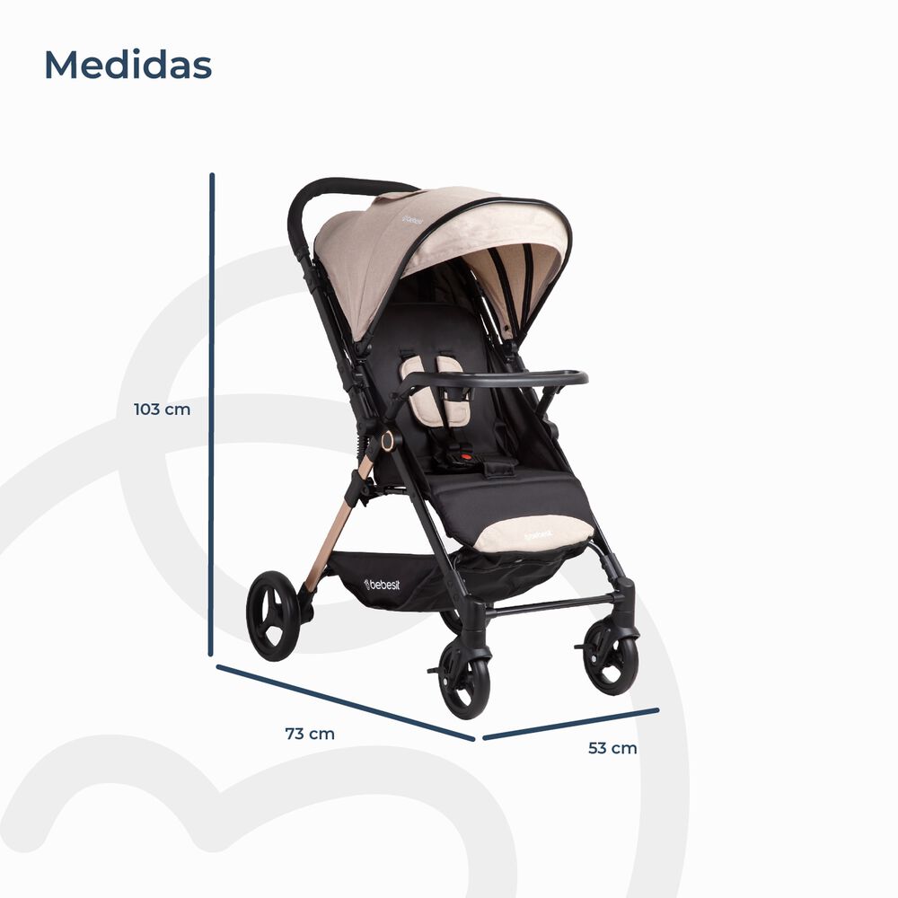 Coche De Paseo City Beige image number 7.0