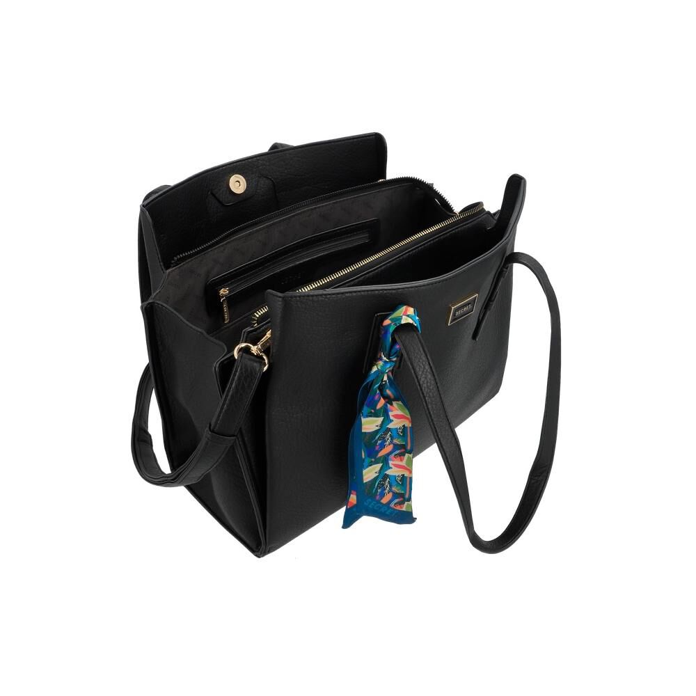 Cartera Tote Secret Albania Sc6 L Negro image number 3.0