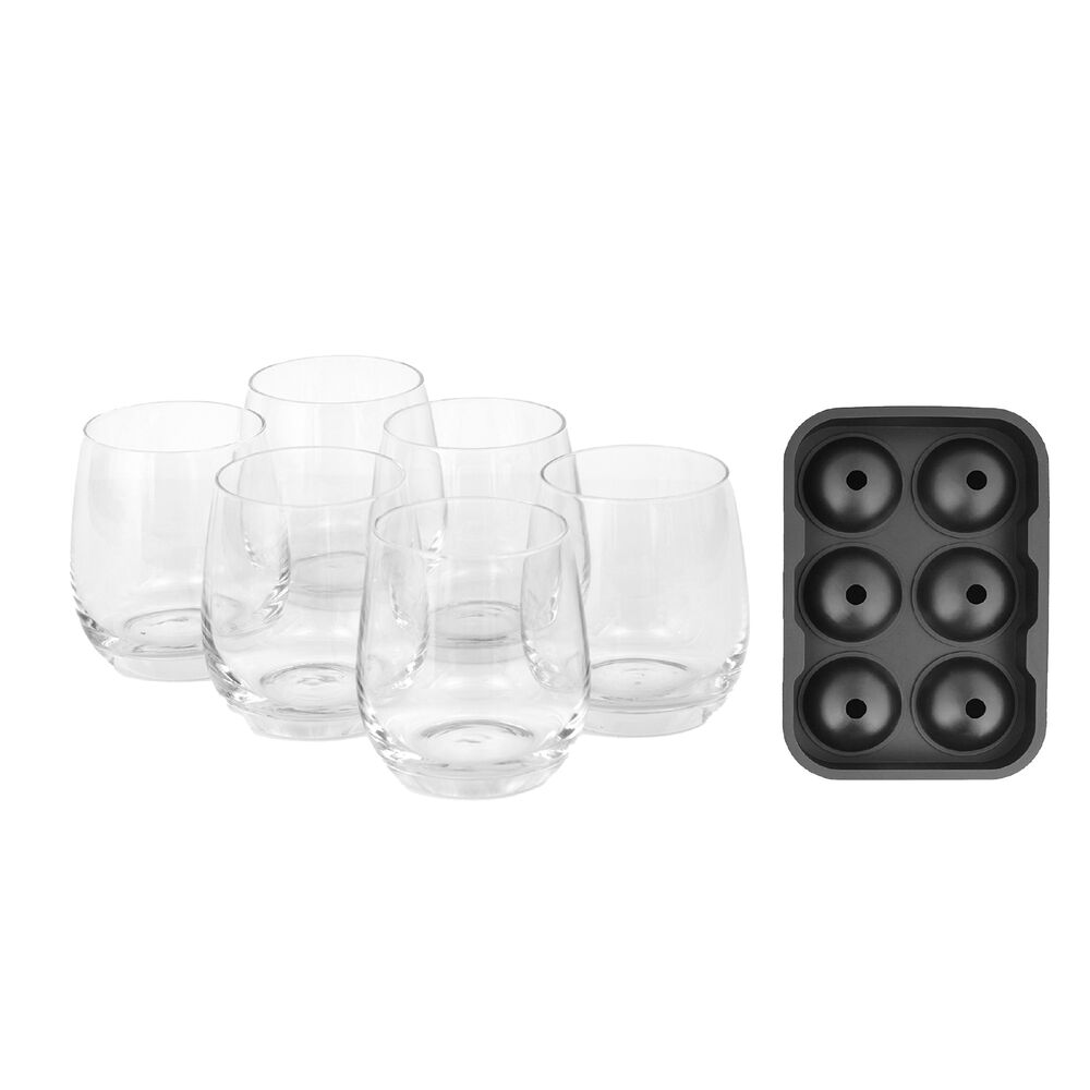 Pack 6 Vasos Redondos Virginia + Cubeta Hielos Redondos image number 0.0