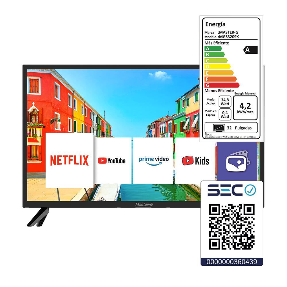 Led Master G MGS3209X / 32" / HD / Smart Tv image number 5.0