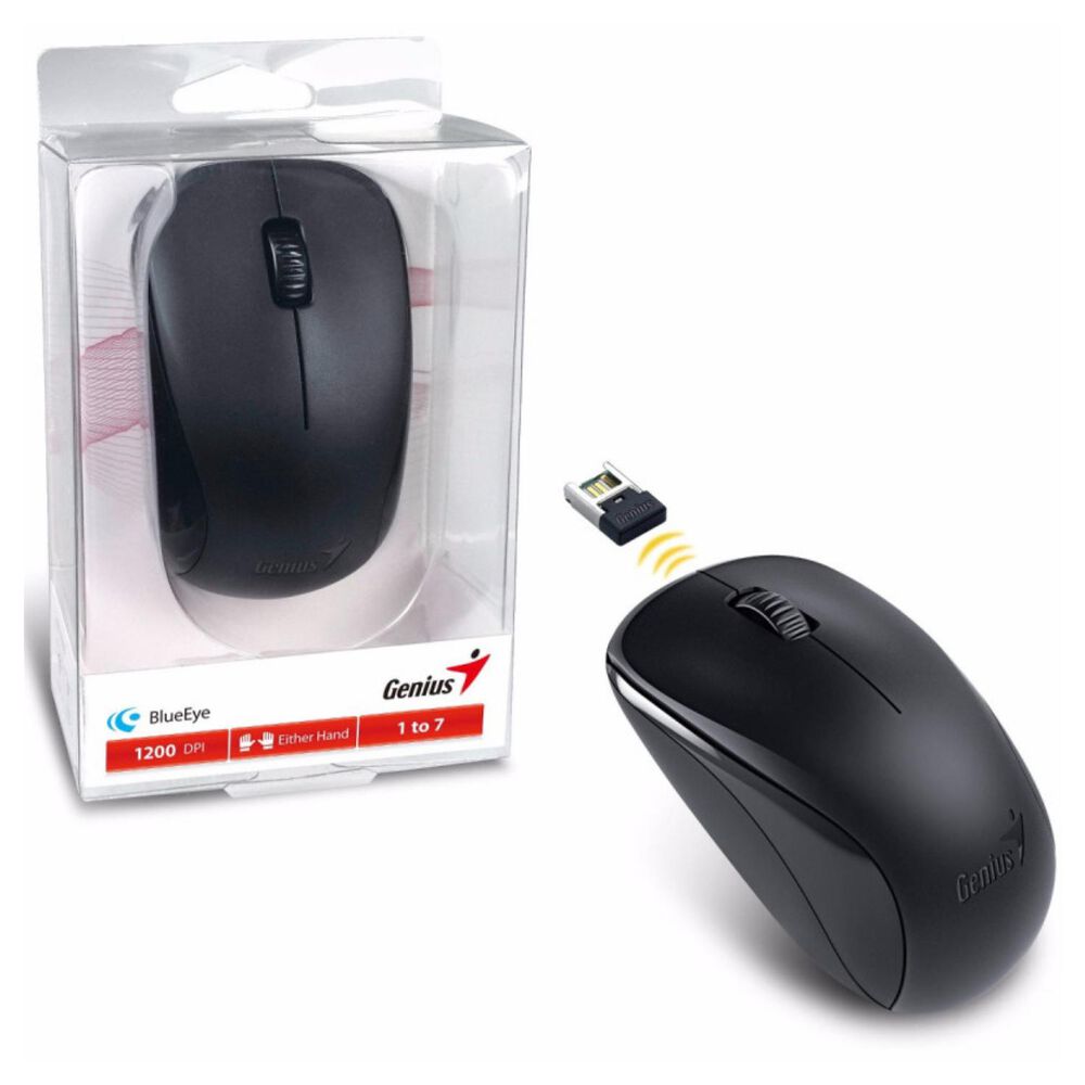Mouse Inalambrico Usb 3 Botones 1200dpi Nx-7000 image number 1.0