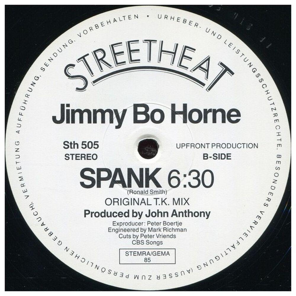 Jimmy "bo" Horne - Spank | 12" Maxi Single Vinilo Usado image number 3.0