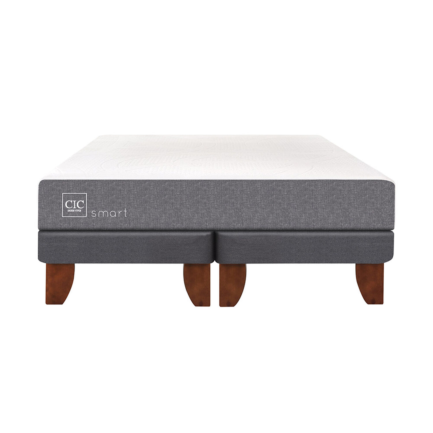 Cama Europea Cic Smart / 2 Plazas / Base Dividida image number 1.0
