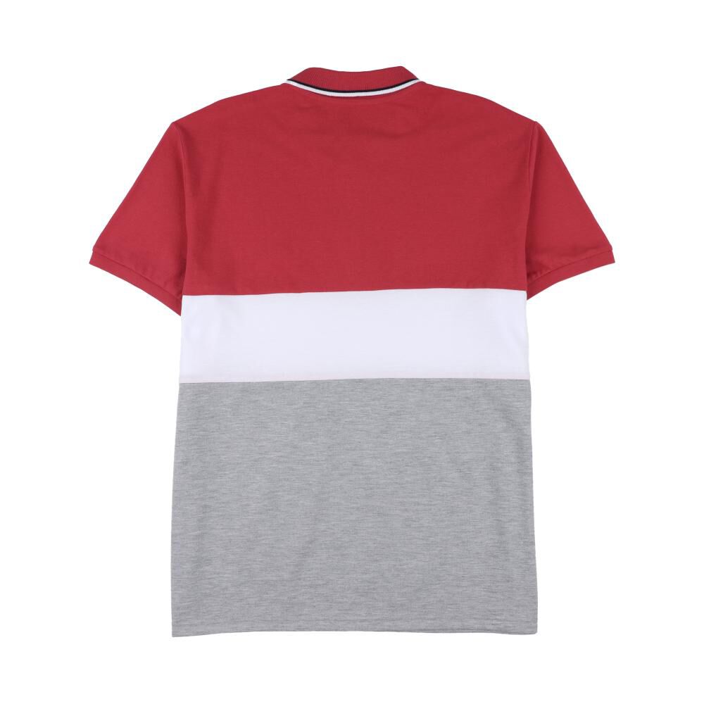 Polera Bloque Color Manga Corta Cuello Piqué Hombre Herald image number 1.0