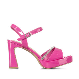 Sandalias Casual Fiesta Charol Mujer Plataforma Weide Gh130