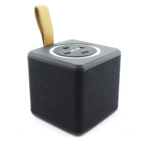 Parlante Bluetooth Portátil Cuadrado 8w Color Negro - Ps