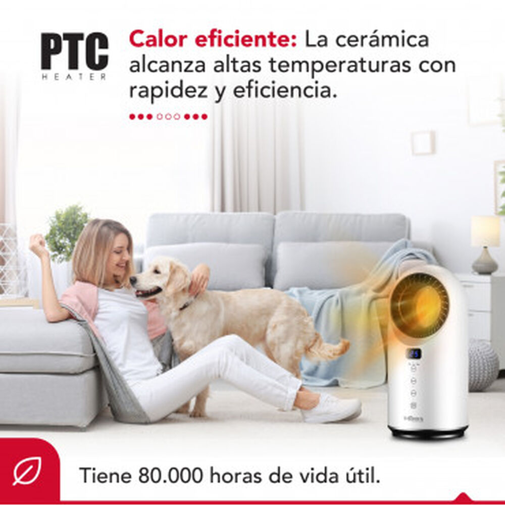 Calefactor & Ventilador Sin Aspas Thor Cylope 2en1 image number 6.0