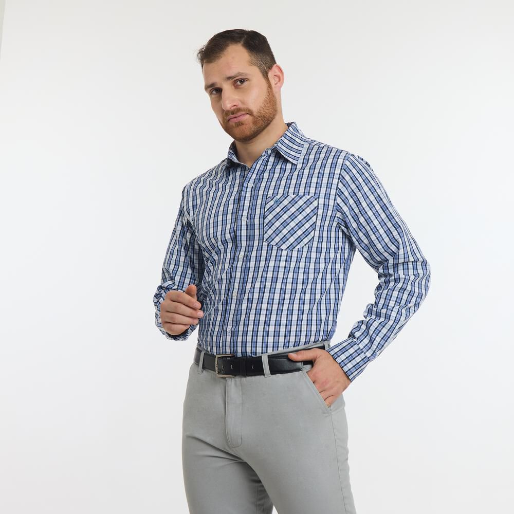 Camisa Cuadrille Manga Larga Hombre Herald image number 2.0
