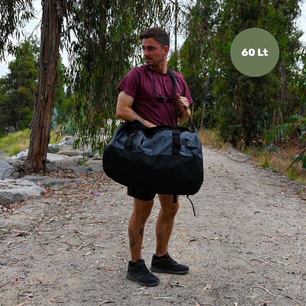 Bolso Deportivo Impermeable Duffel 60 Lts Lhotse Black image number 4.0