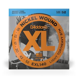 Set De Cuerdas Guitarra El&eacute;ctrica 10-52 Exl140 Daddario