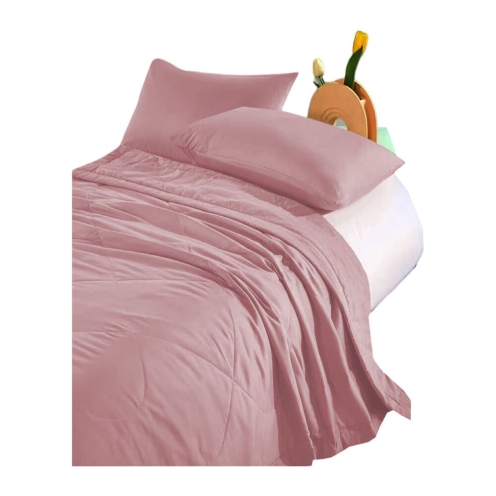 Plumon Nordico Extra Delgado Rosa 1 Plaza image number 1.0
