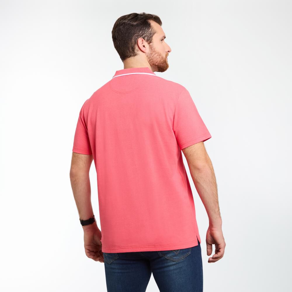 Polera Lisa Regular Manga Corta Piqué Hombre Peroe image number 3.0