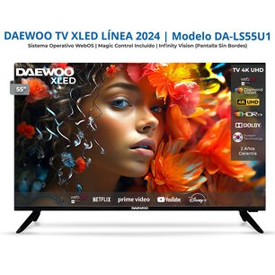 Smart Tv Daewoo Xled 55&Prime; 4k Uhd Webos Dolby Audio Con Magic Control | Da-ls55u1