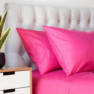 Juego De S&aacute;banas Casaideal Embossed / 2 Plazas