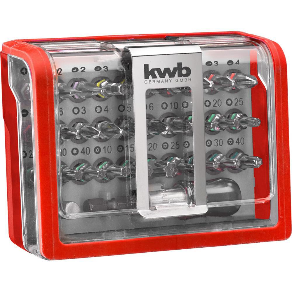Juego De Puntas Y Adaptador Magnético 31 Piezas - Kwb image number 0.0