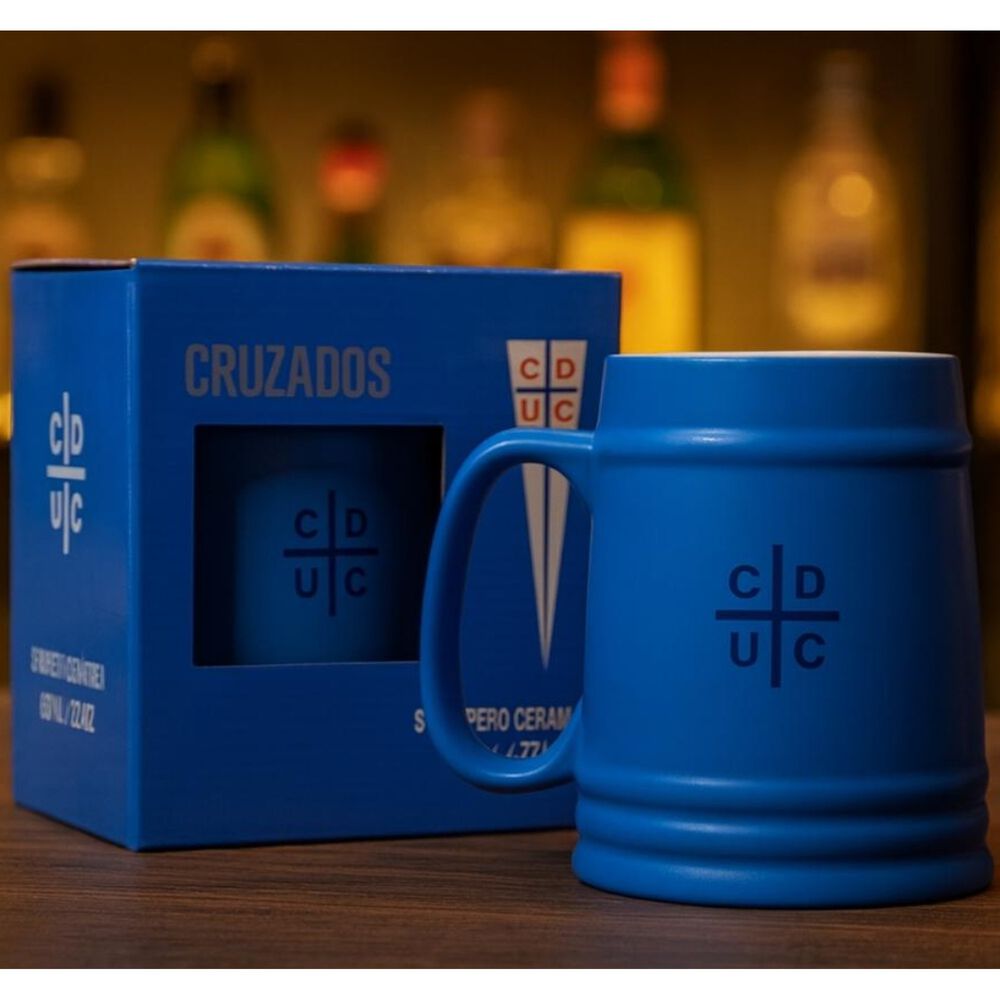 Schopero Ceramica Universidad Cat&oacute;lica Cruzados 650ml 22 Oz image number 2.0