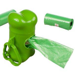 Dispensador Bolsas Perros Mascotas + 1 Rollo