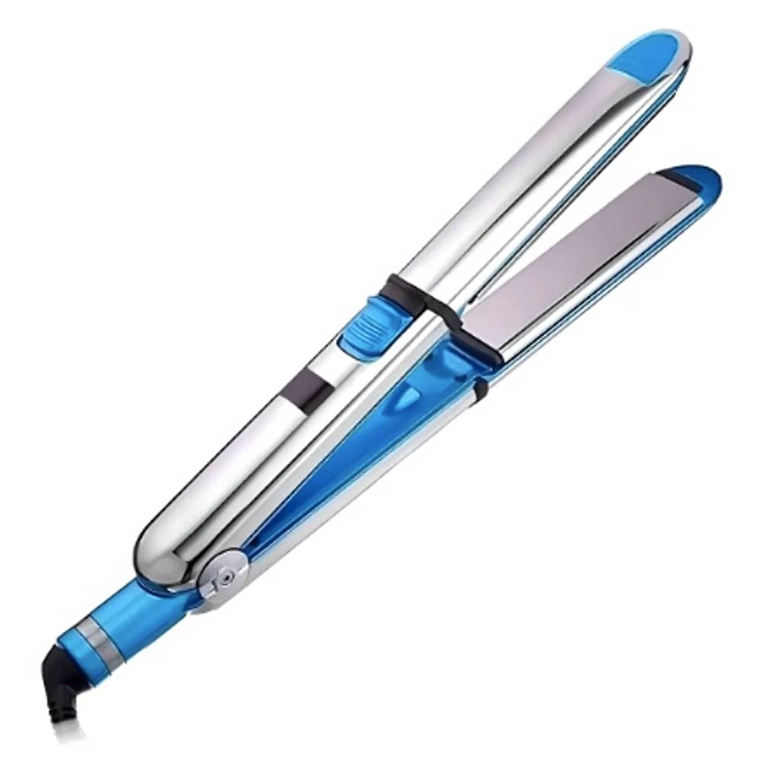 Plancha De Cabello Plateada Y Azul image number 0.0