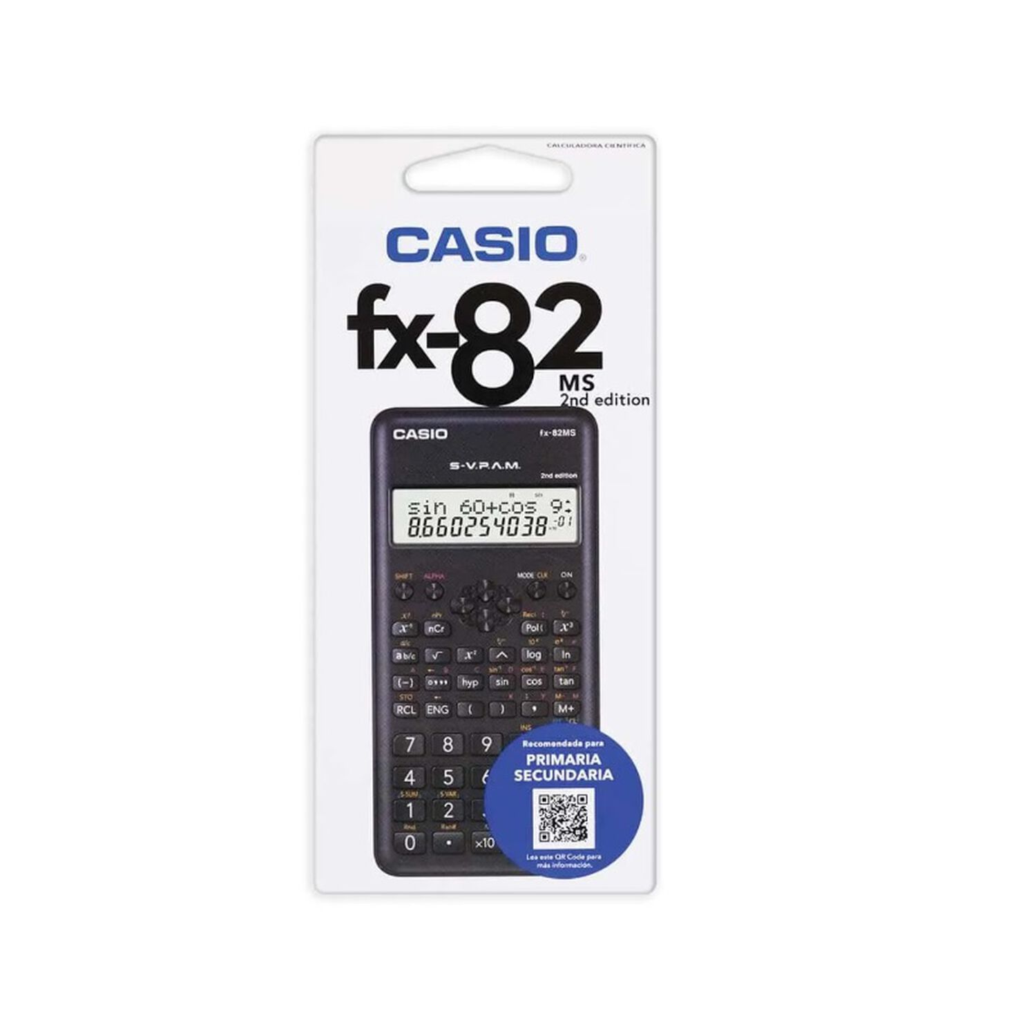 Calculadora Cient&iacute;fica Est&aacute;ndar Casio Fx-82ms image number 2.0