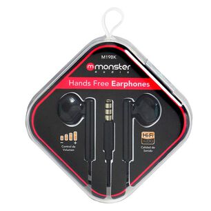 Audifonos Alambricos Manos Libres Jack 3.5mm Negro M19
