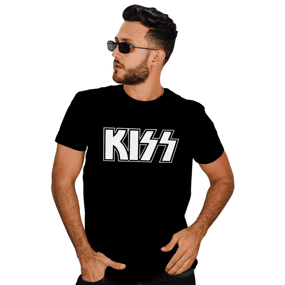 Polera Hombre Kiss Metal Rock image number 0.0