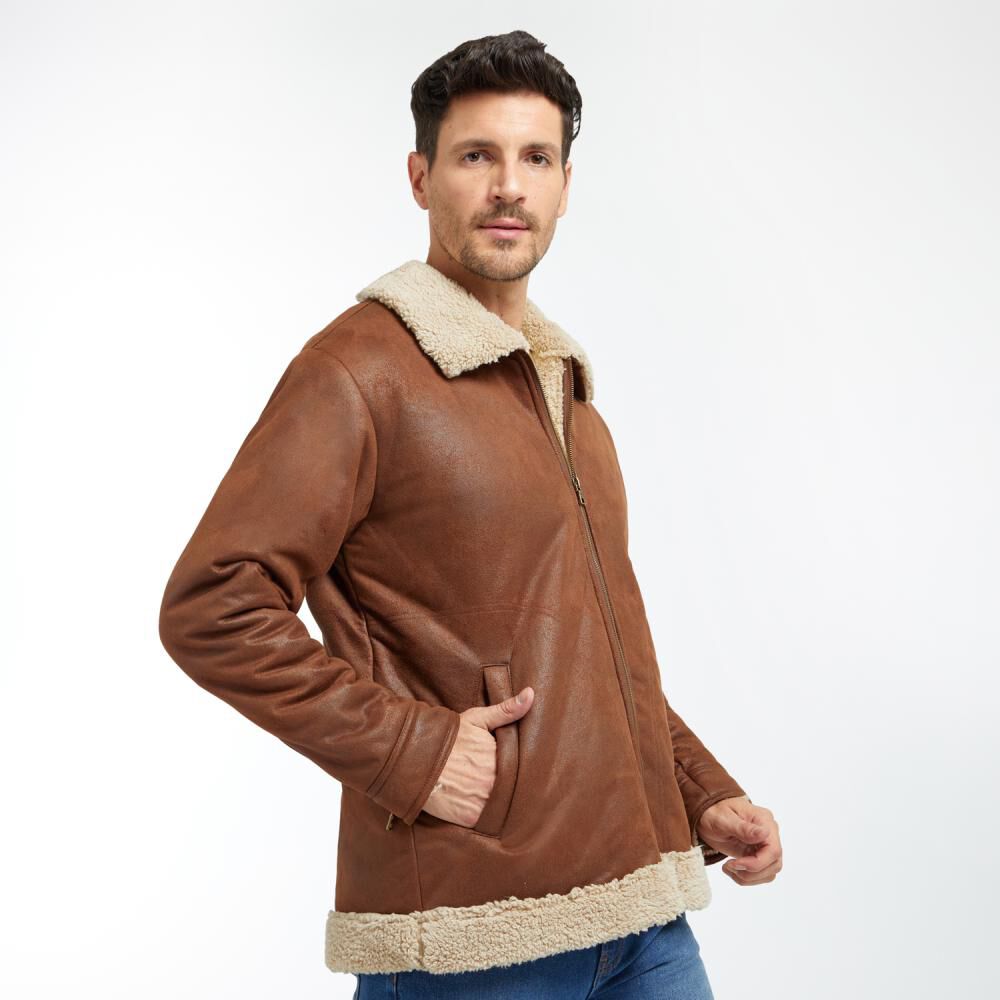 Chaqueta Regular Cuello Redondo Hombre Peroe image number 2.0
