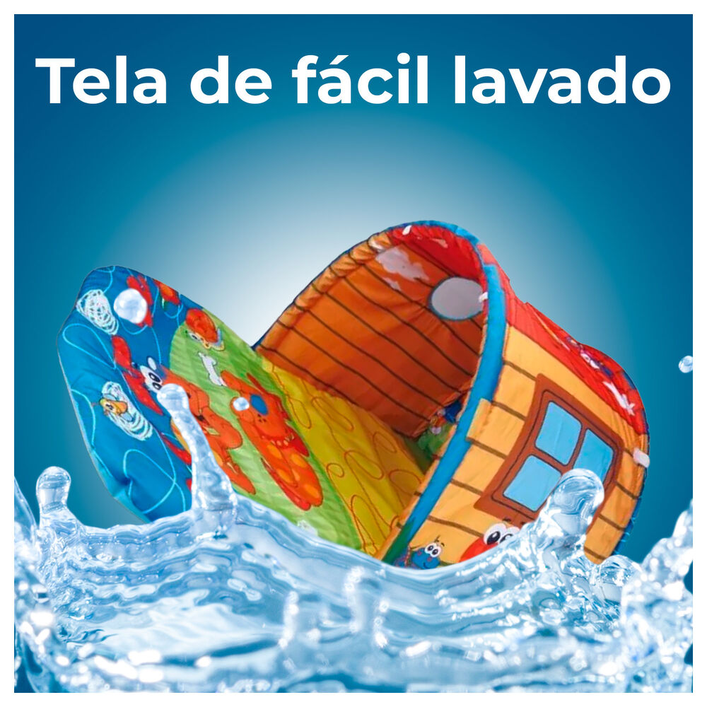 T&uacute;nel Bebe Alfombra Para Gateo Y Juegos image number 2.0