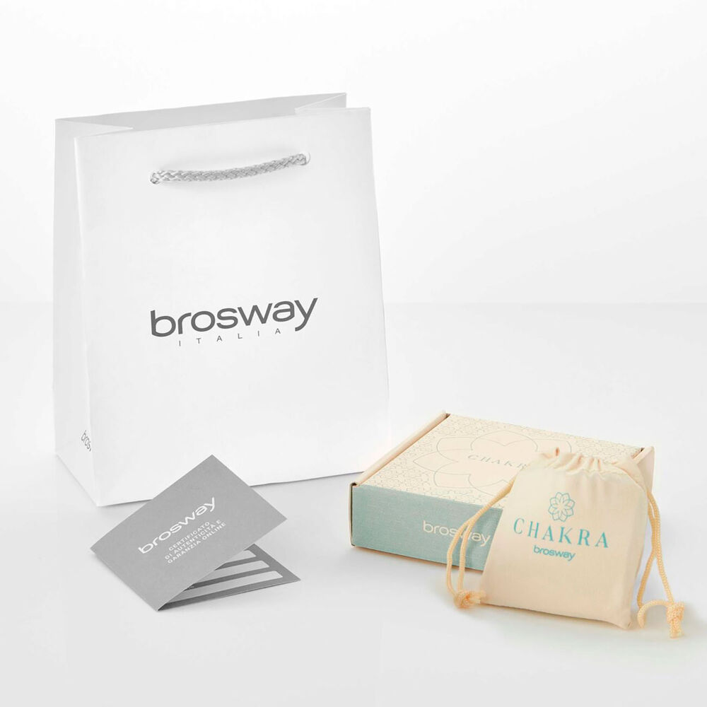 Collar Doble Brosway Bhkn064 Plateado Mujer image number 1.0