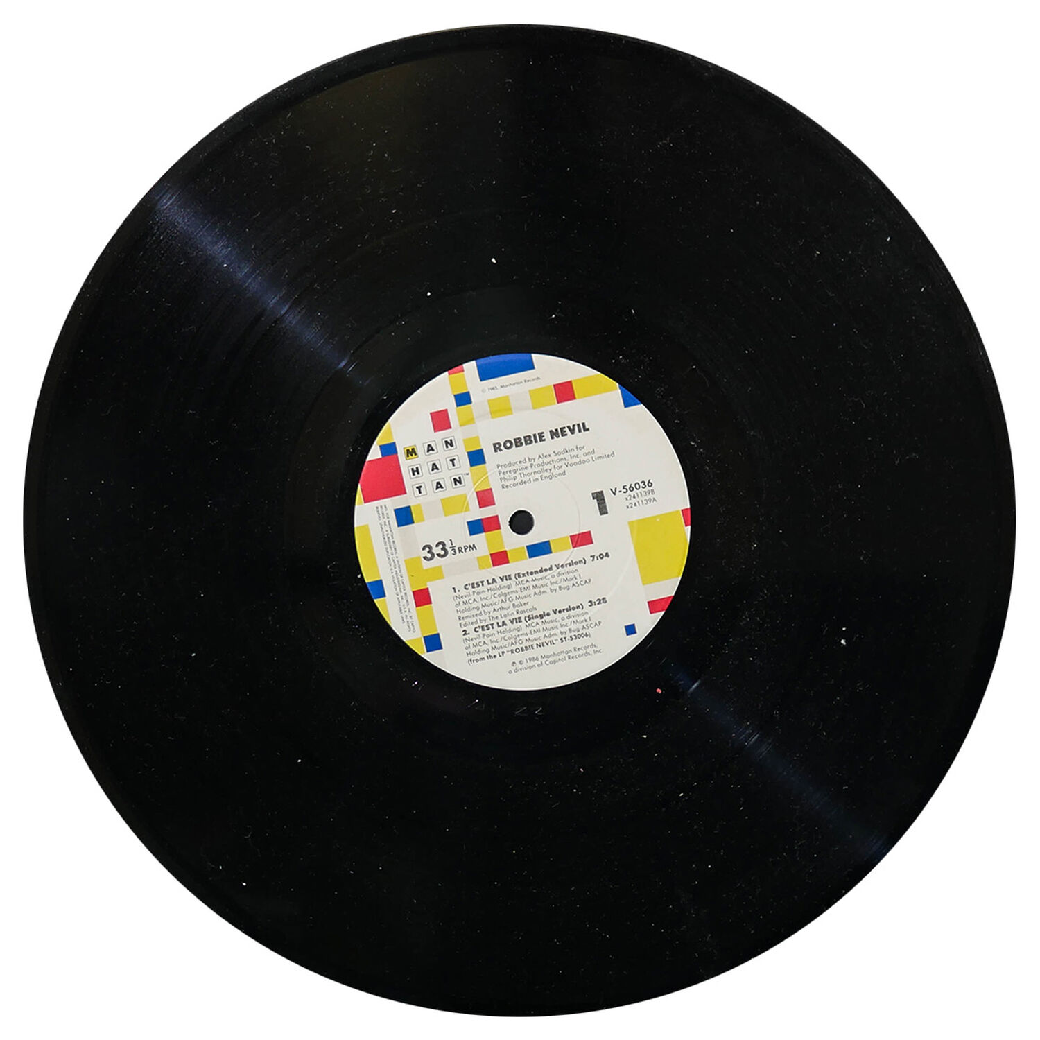 Robbie Nevil - C'est La Vie | 12" Maxi Single Usado image number 2.0