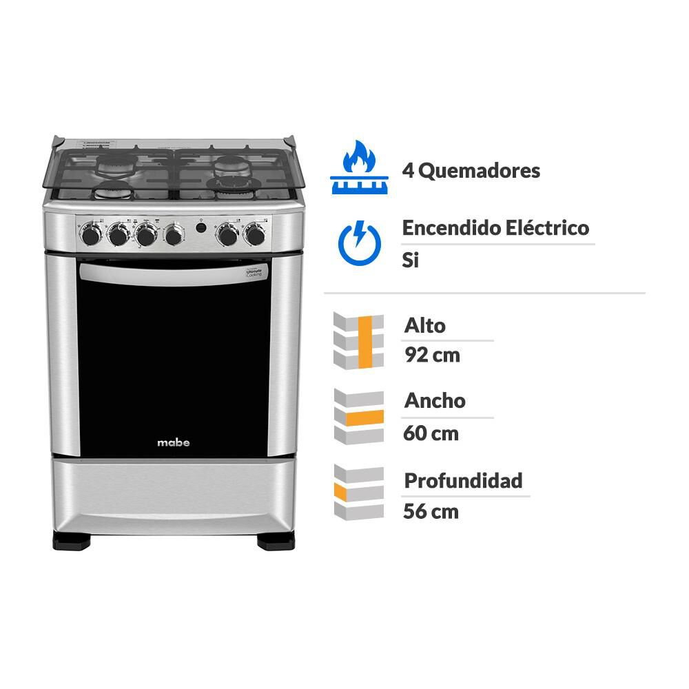 Cocina Mabe ANDES60TX4 / 4 Quemadores image number 8.0