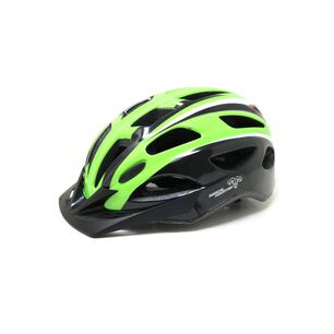 Casco Radical Mountain Mtb Con Luz Verde Negro L 58-61cm