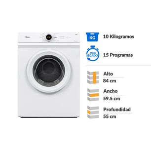 Secadora Midea MD100A100/W2 / 10 Kg