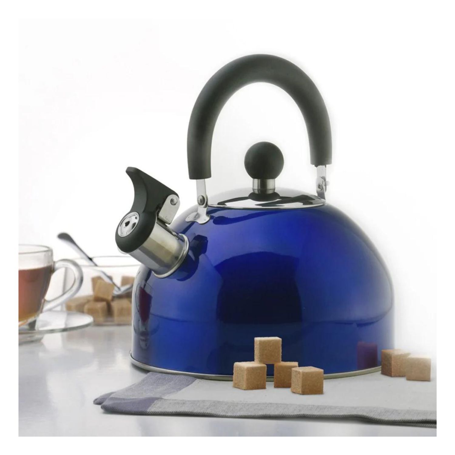 Tetera Sicilia De 2500ml Azul Menaje Cocina Hogar image number 4.0