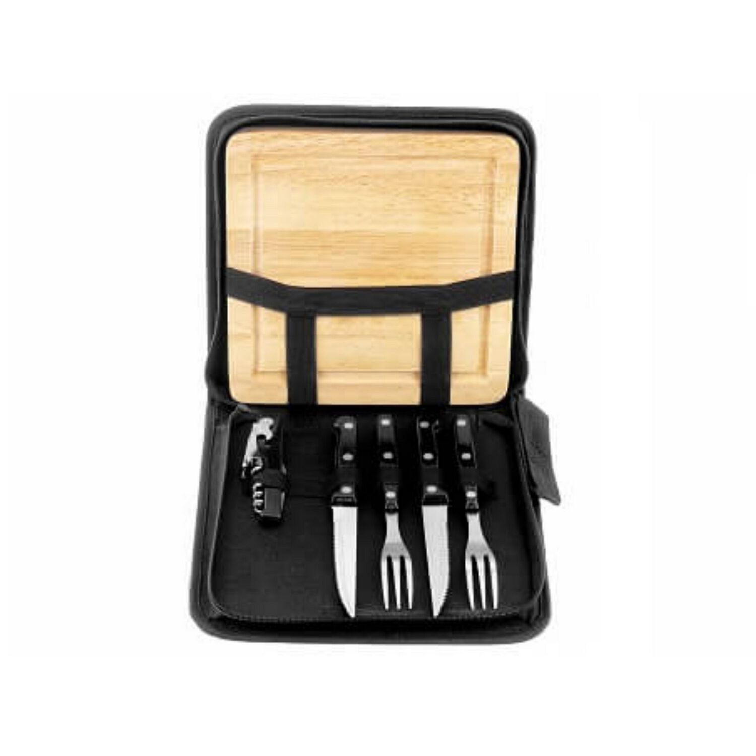 Set Asado Parrilla Bbq 6 Piezas Negro image number 1.0